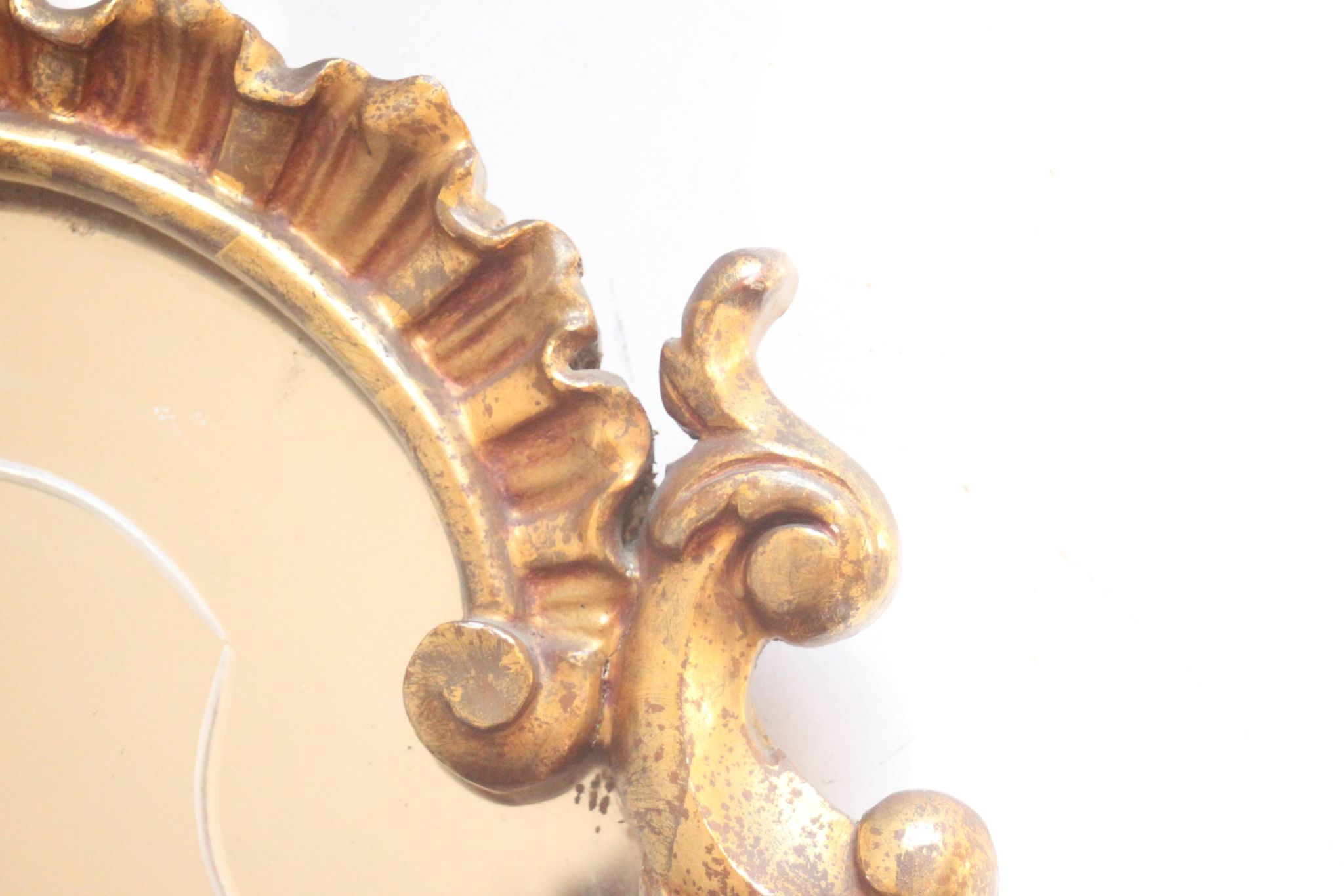 Antique gilded mirror, Neo Rococo, 19th century