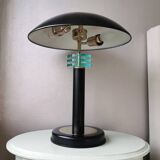 Lampe de table vintage en métal 80s