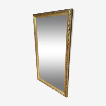 Golden vintage mirror 35x65cm