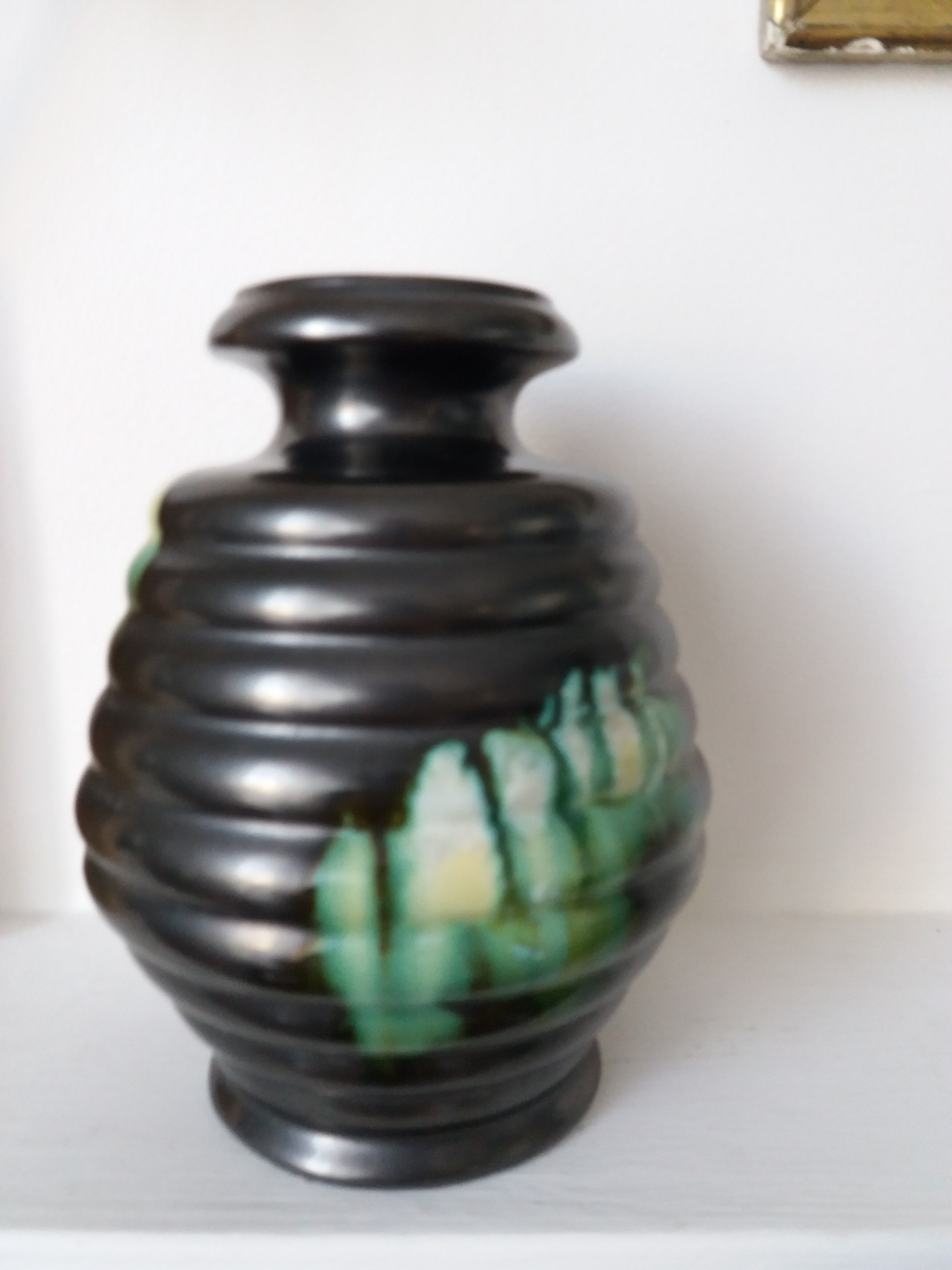 Belgian ceramic vase