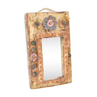 Miroir céramique Atelier la Roue, 23x14cm