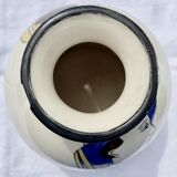 Vase ball art deco ceramic HB QUIMPER Prior to 1942 - decoration 524 - N°2