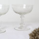 Set de 3 coupes à champagne, vintage