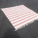 Handmade wool rug 190x190cm