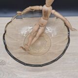 Amber salad bowl, Manage glass