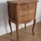 Louis XV style wooden bedside chest of drawers