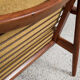 Midcentury Danish pair of easy chairs in teak by Arne Vodder for Glostrup