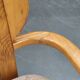 Set of 8 Czech Postmodern Pine Dining Armchairs, 1970s