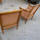 Pair of Louis XVI style armchairs