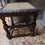 Chaise ancienne en bous tourné