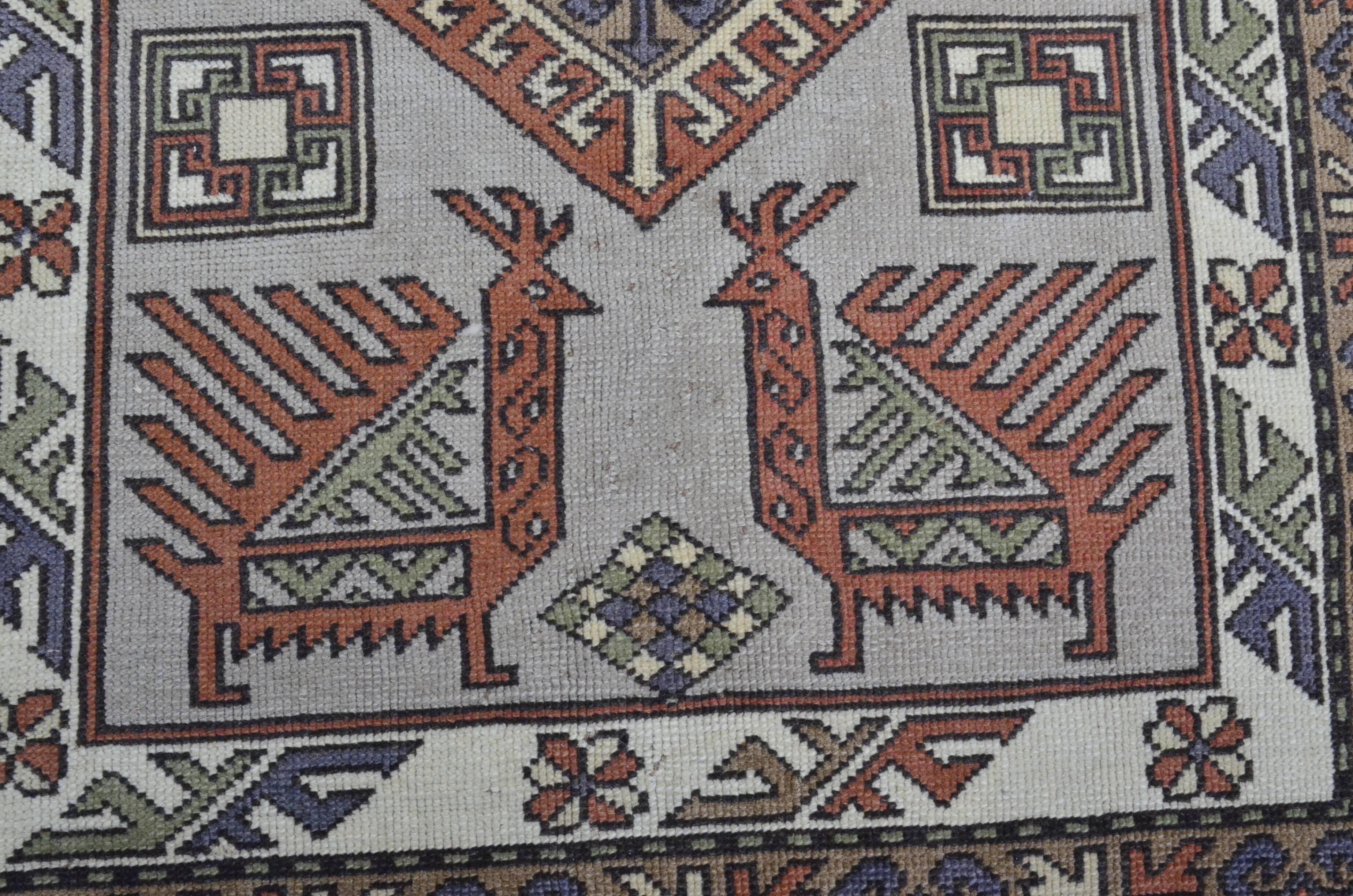 Oushak Small AnATOLİAN Vintage Rug sku 3439