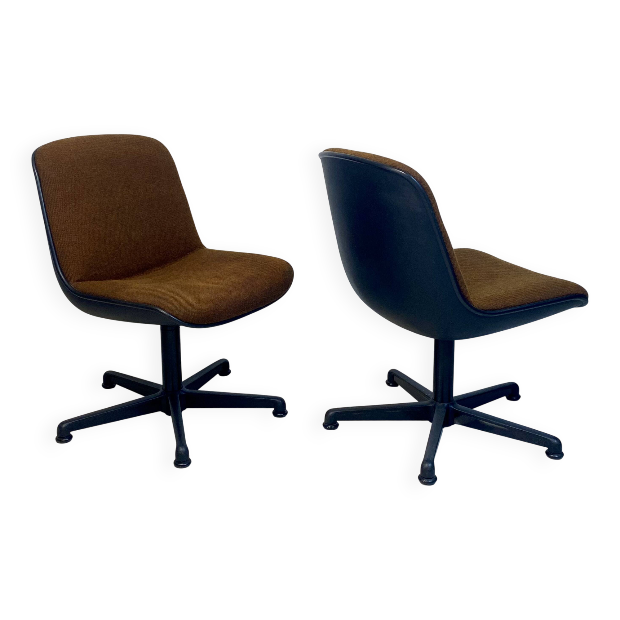Pair of Comforto armchairs from the 1970s.