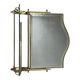 Miroir en laiton biseauté