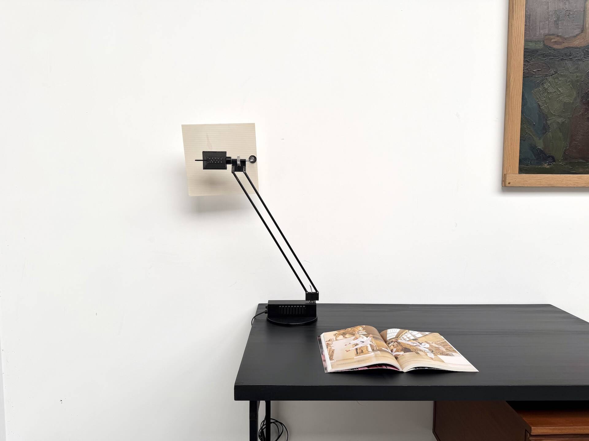Rare desk/table lamp "WO" by Sacha Ketoff - Aluminor Edition, circ