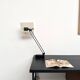 Rare desk/table lamp "WO" by Sacha Ketoff - Aluminor Edition, circ