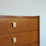 The 1950s oak chest of drawers
