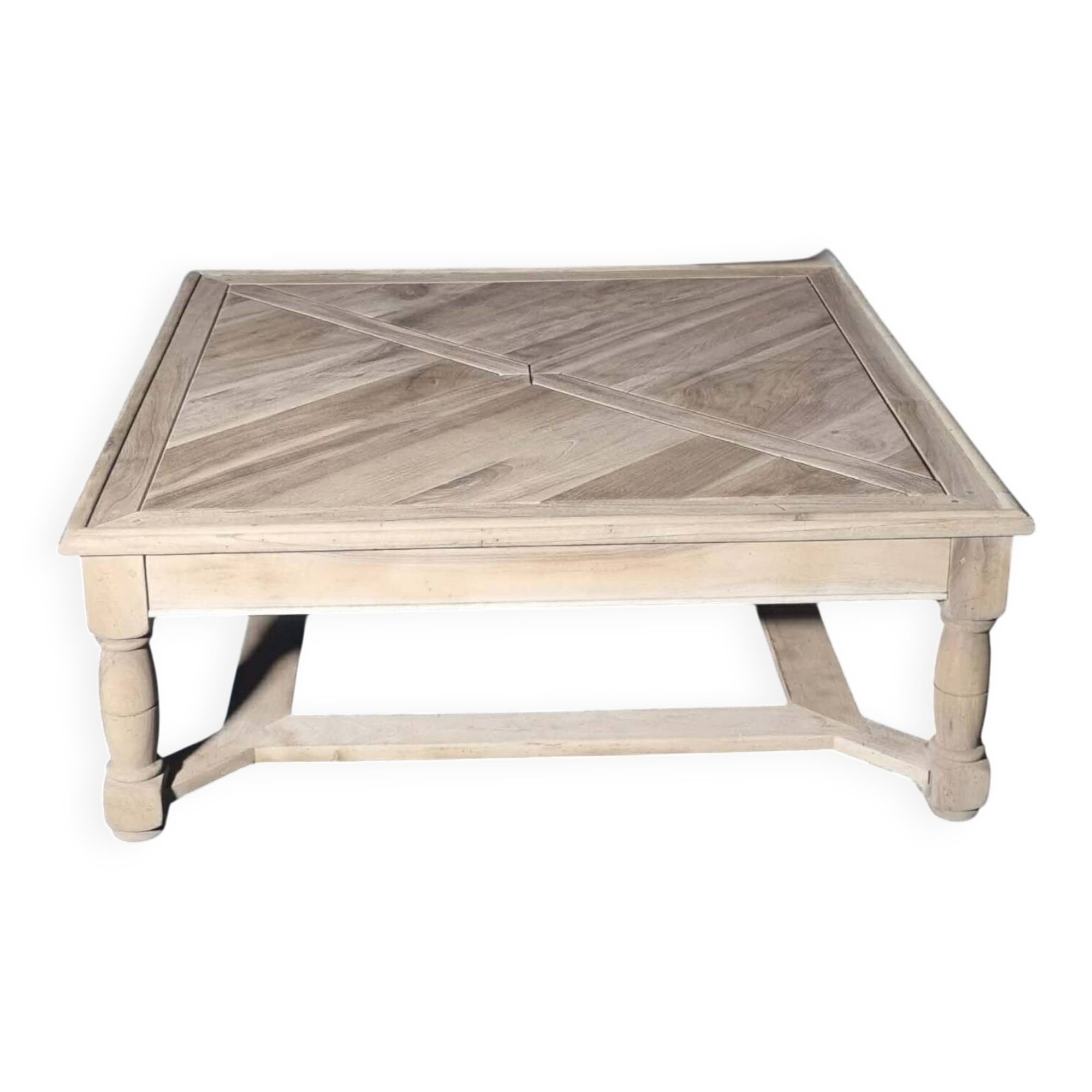 Coffee table in solid cherry wood