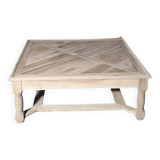 Coffee table in solid cherry wood