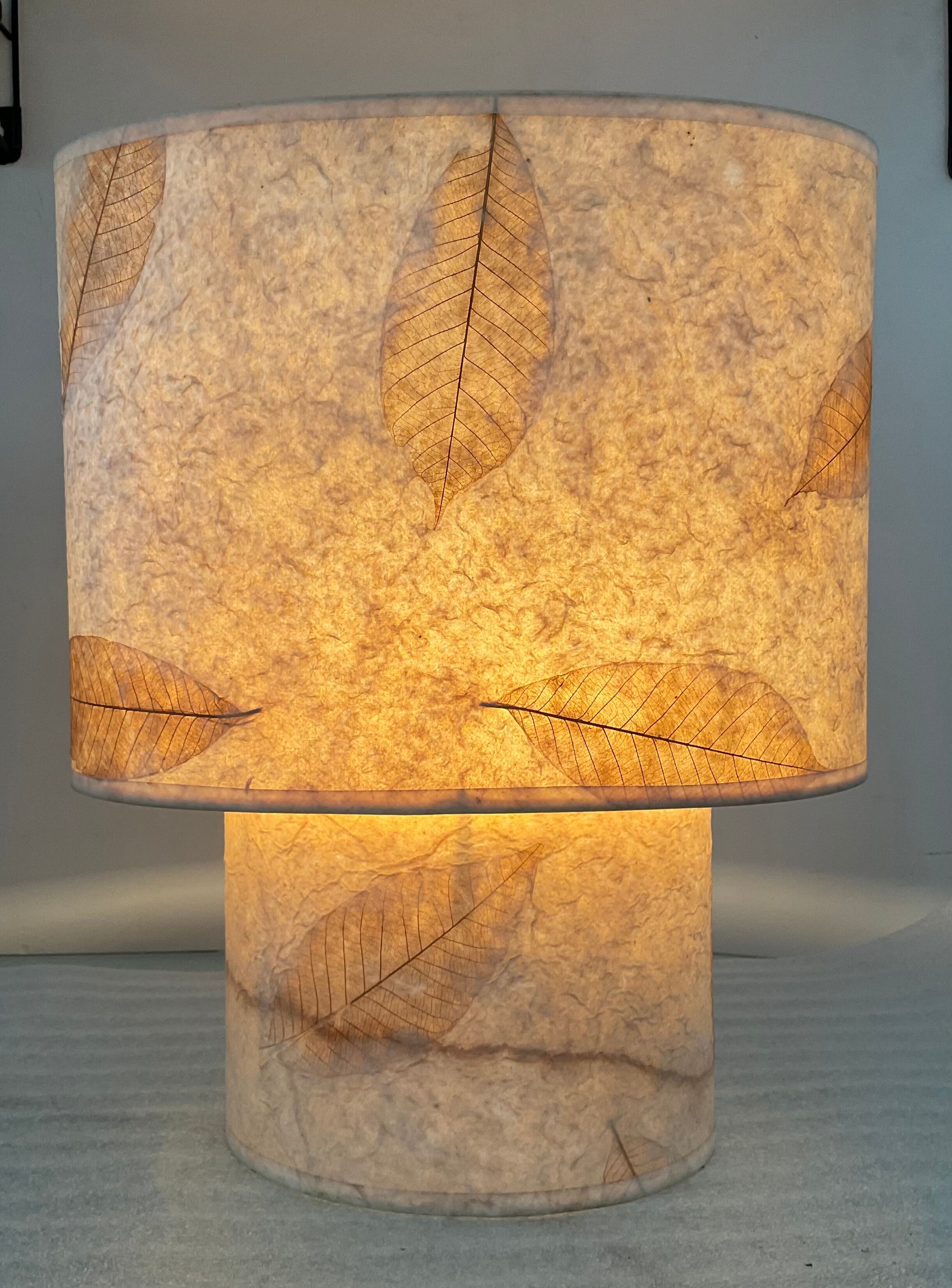 Lampe Herbier vintage des années 70