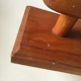 Wooden style Les Arcs coat hanger, 70s