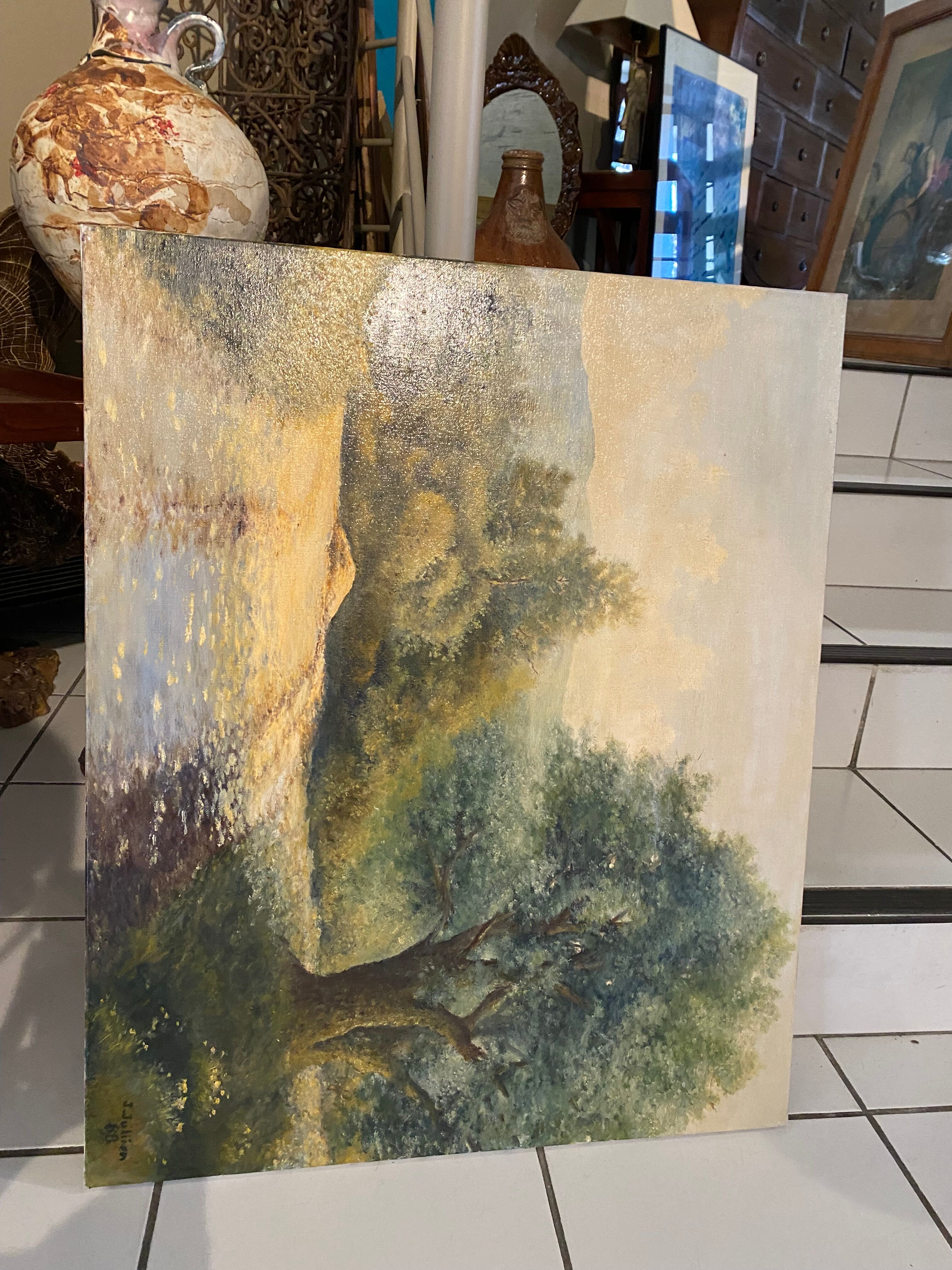 Painting 'Way of Holy Victory' J. Jullien