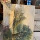 Peinture 'Chemin de sainte victoire" J. Jullien