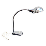 Large Art Deco chrome lamp on flexible and adjustable.