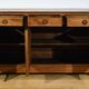 Buffet 3 portes en noyer, fin XIXème