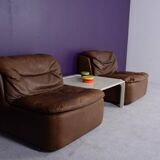 2 Modular fireside chairs by Friedrich Hill for the Walter Knoll collection 1970