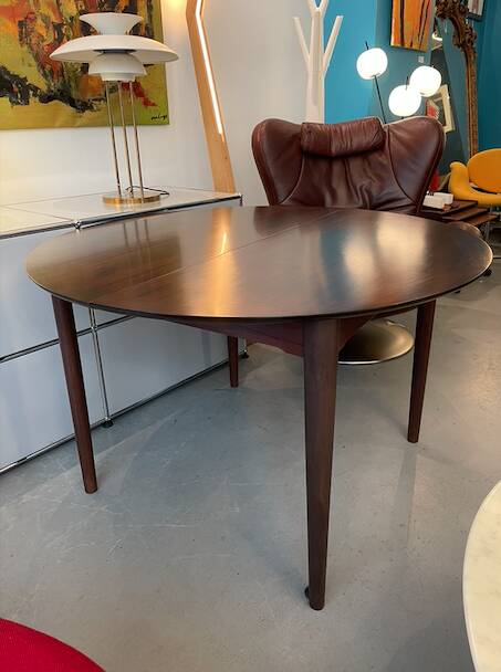 Table ronde en palissandre