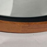 Miroir suédois en teck par Uno &Östen Kristiansson pour Luxus 50cm