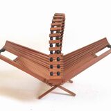 50s scandinavian foldable fruit basket