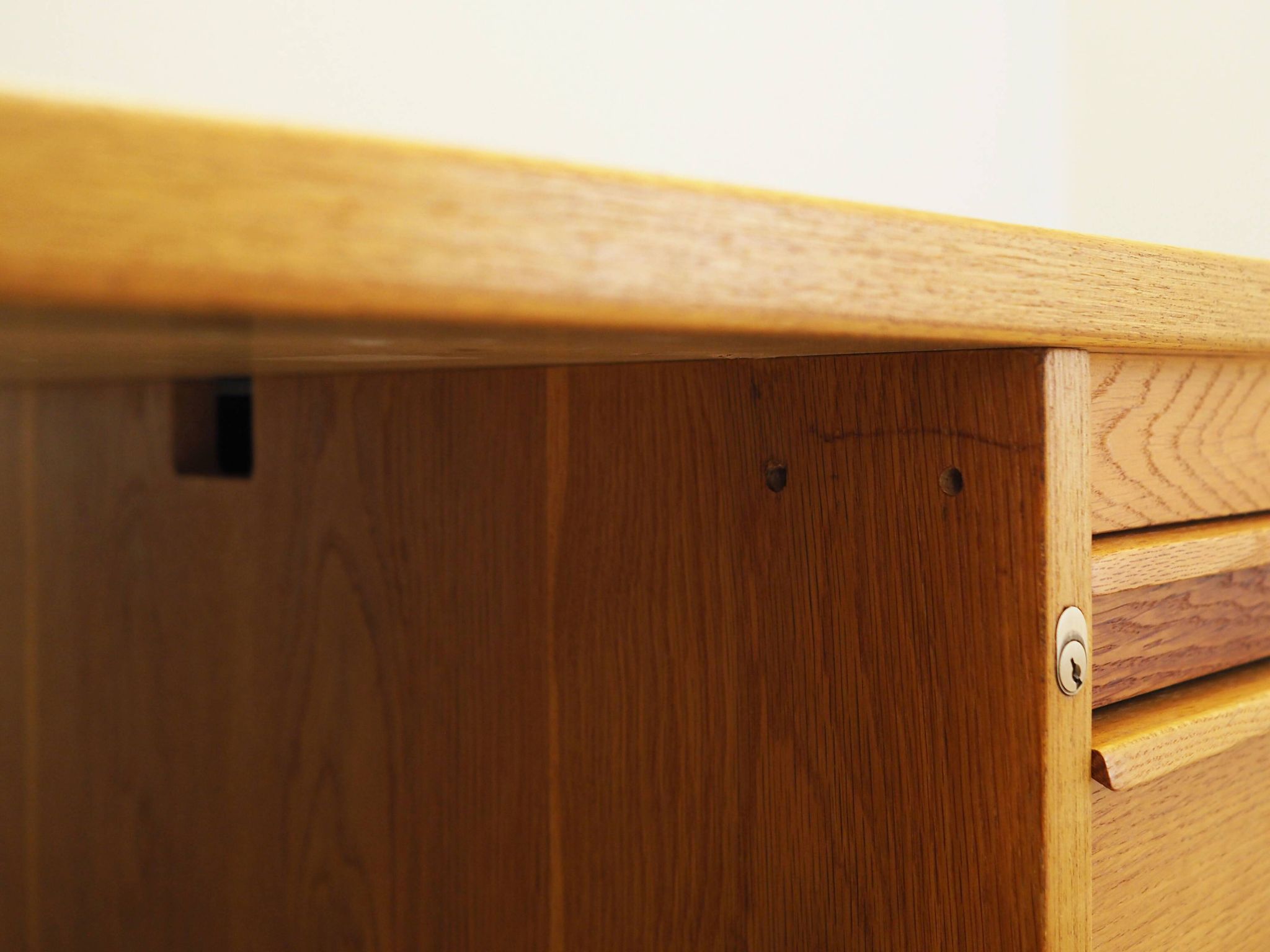 Ash desk, Norwegian design, 1970s, production: Norway