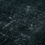 Handwoven Oriental Overdyed 286 cm x 351 cm Black Wool Carpet