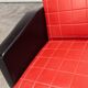 Paire de fauteuils rockabilly pieds compas 60