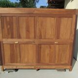 Large library, empire, return from Egypt in mahogany, 4 doors