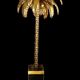Lampadaire en forme de palmier en métal doré