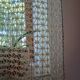 Vintage crochet curtain