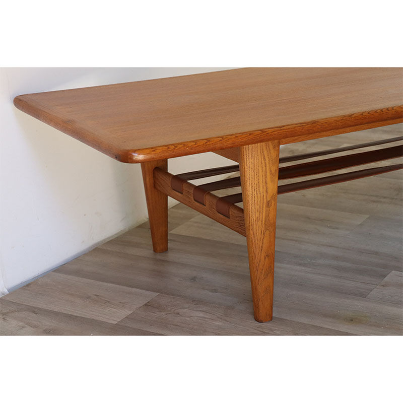 Scandinavian teak coffee table, 1960