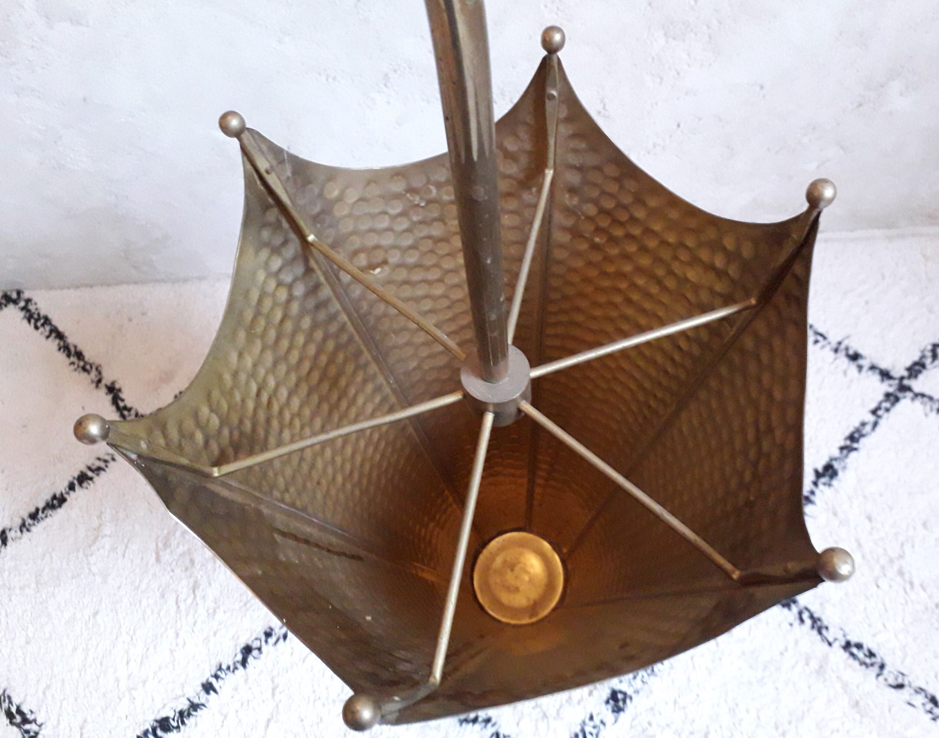 Brass umbrella holder