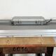 Grey Industrial Hanging Tube Light from Polam Gdansk, 1970s
