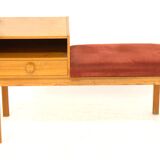 Teak telephone bench, Sweden, 1960