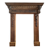Old fireplace surround, art deco mantle