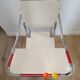 Vintage chrome and plastic baby high chair
