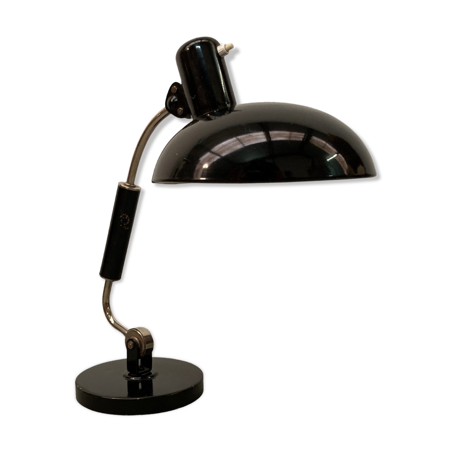 Bauhaus desk lamp by Christian Dell for Koranda, Vienna Austria.