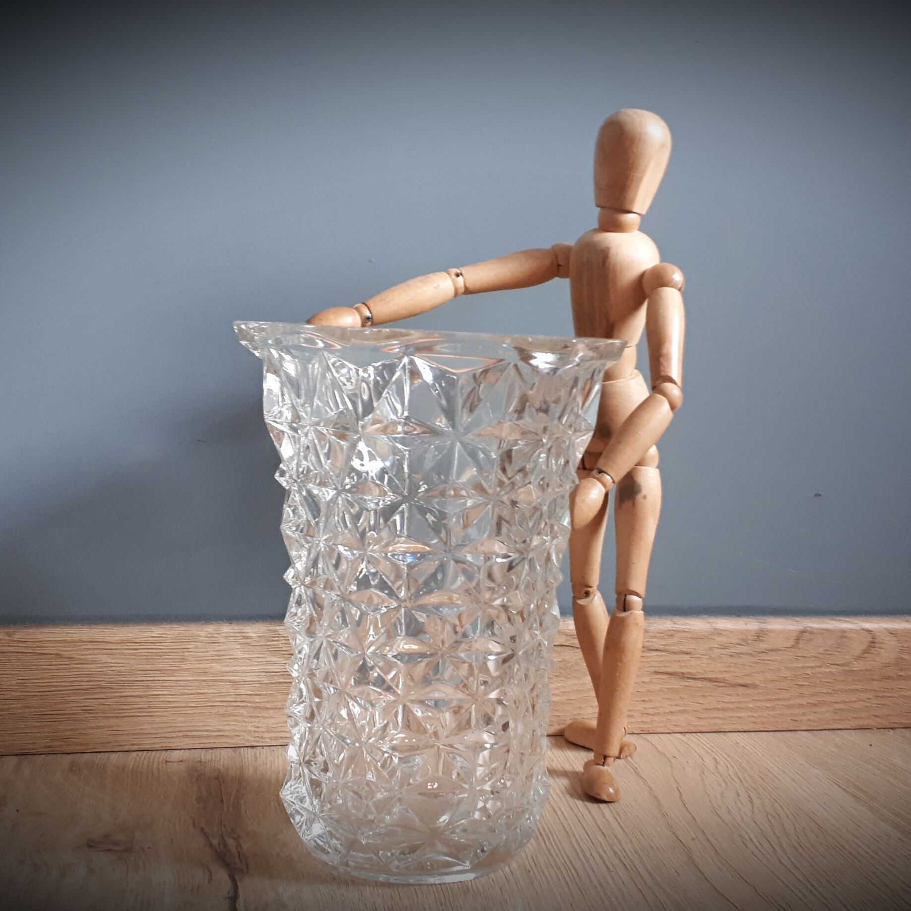 Moulded glass vase 2