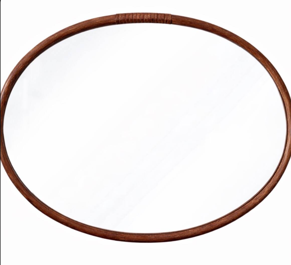 Vintage oval mirror