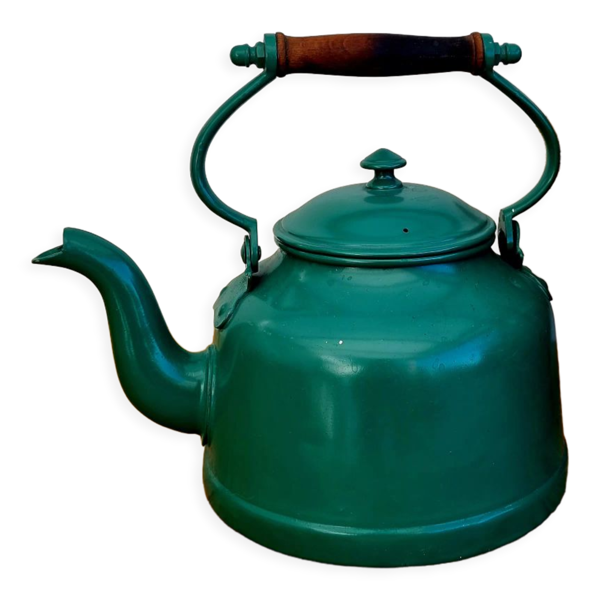 Vintage aluminum kettle