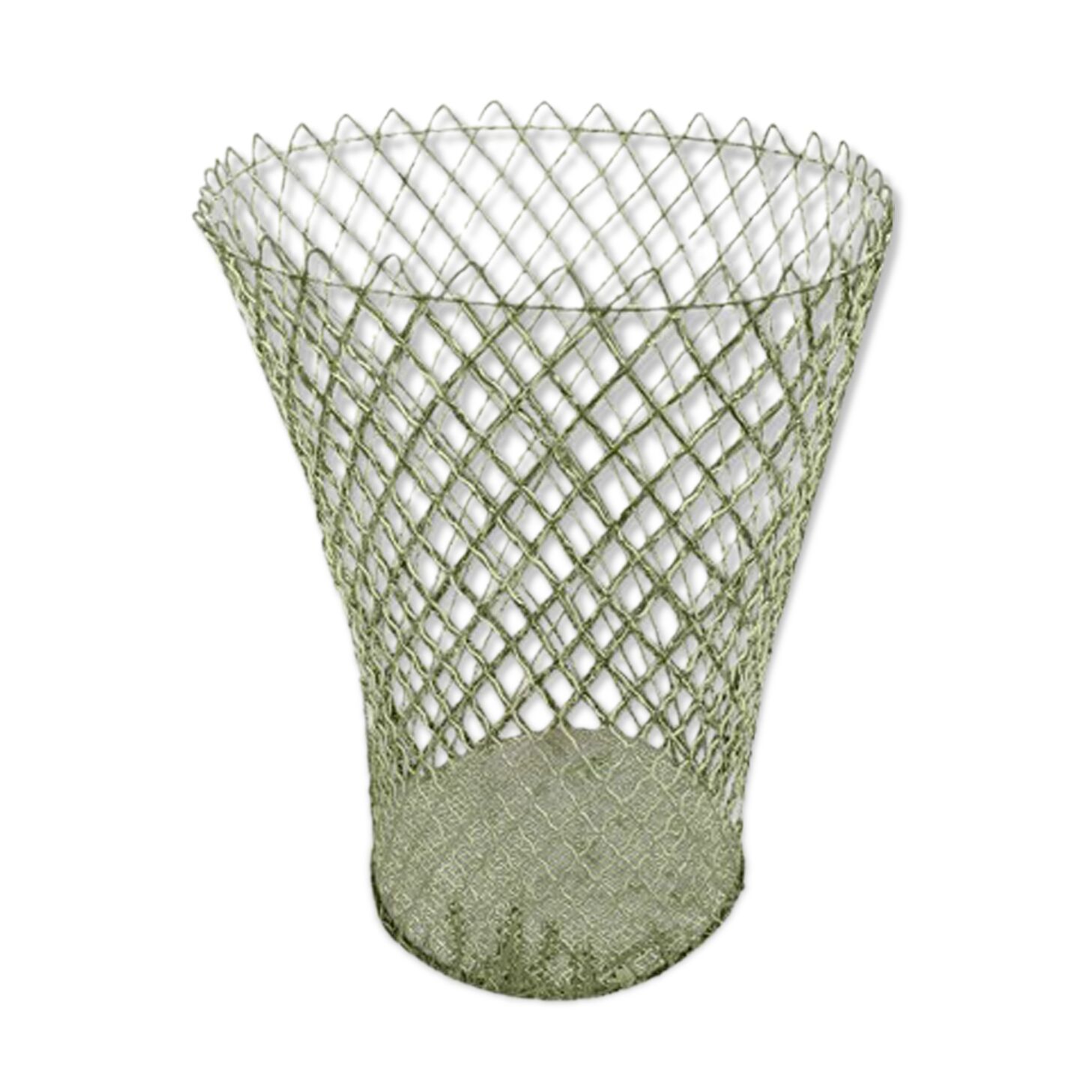 Metal paper basket