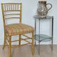1970s chrome-plated steel tripod stool